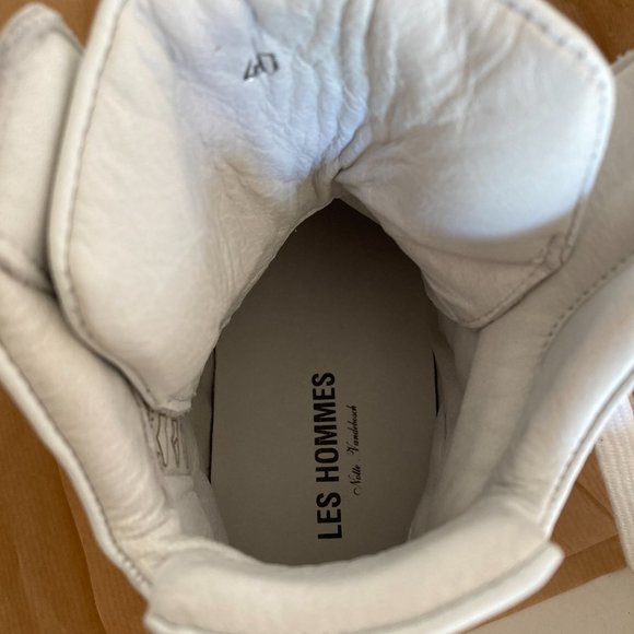 RIGHT SHOE ONLY * Les Hommes women's size 40 high top velcrow strap puff sneaker - Picture 6 of 11